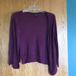 Purple/Maroon cardigan (petite)